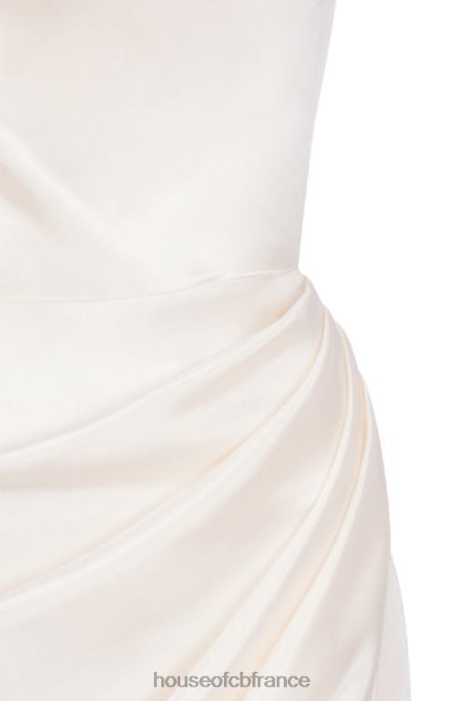 House of CB robe corset à balconnet en satin ivoire Reva N888H621 vêtements