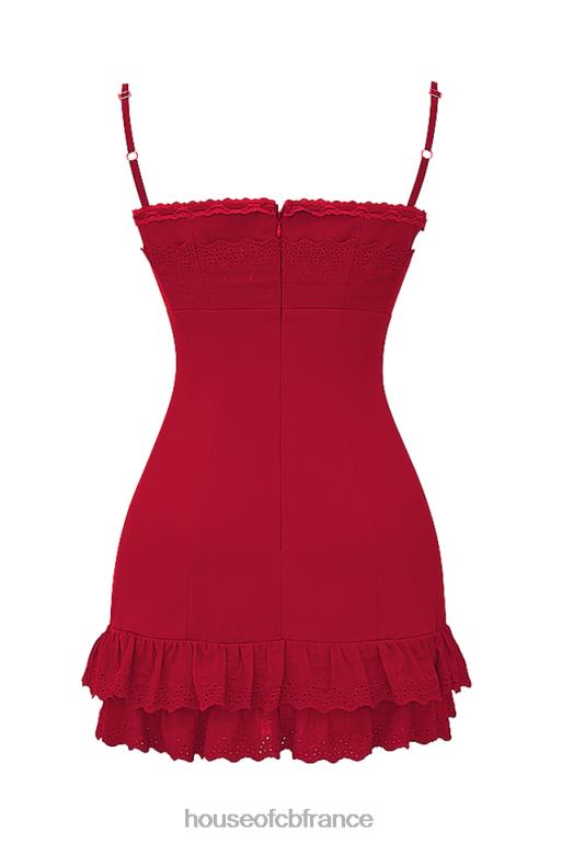 House of CB robe corset cerise luci N888H221 vêtements