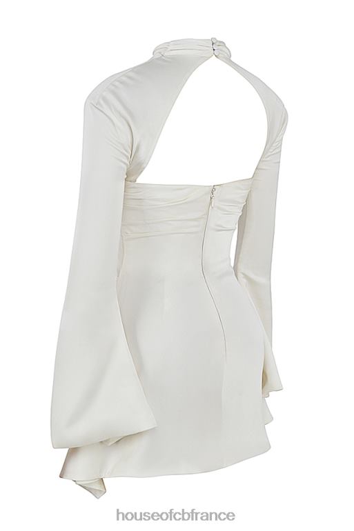 House of CB robe corset drapée ivoire toira N888H490 vêtements