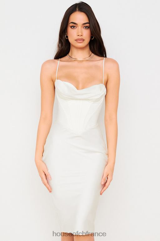 House of CB robe corset ivoire myrna N888H577 vêtements