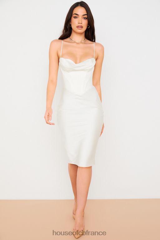 House of CB robe corset ivoire myrna N888H577 vêtements