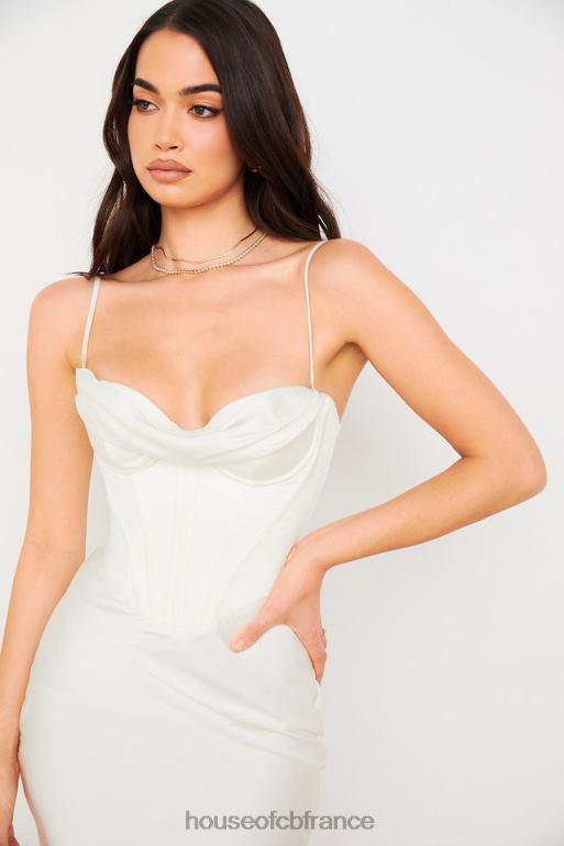 House of CB robe corset ivoire myrna N888H577 vêtements