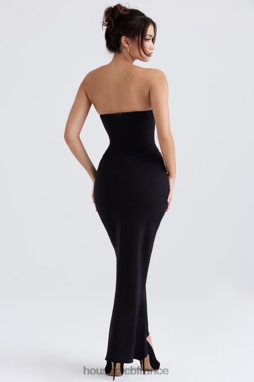 House of CB robe corset sans bretelles noire sabine N888H353 vêtements