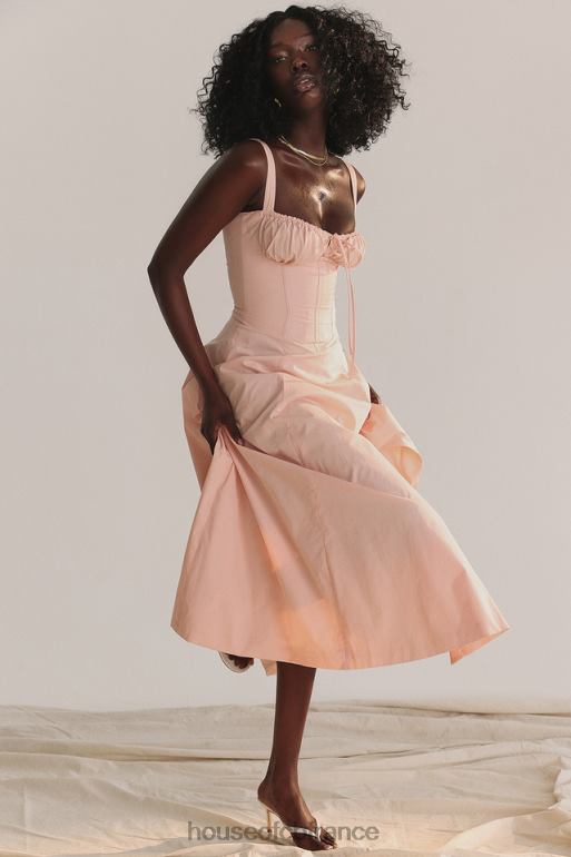 House of CB Robe d\'été bustier rose Carmen Baby N888H196 vêtements