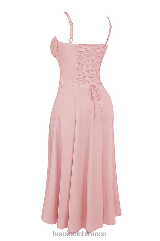 House of CB Robe d\'été bustier rose Carmen Baby N888H196 vêtements