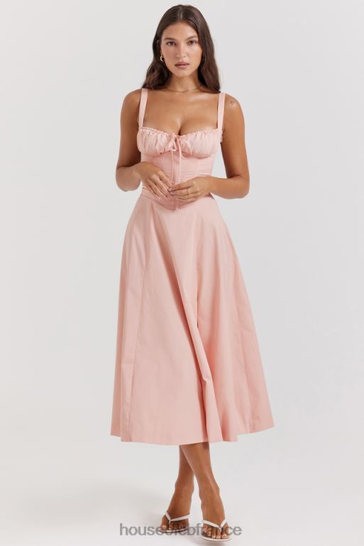 House of CB Robe d\'été bustier rose Carmen Baby N888H196 vêtements