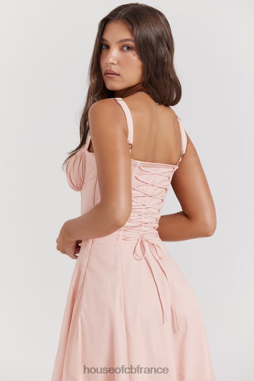 House of CB Robe d\'été bustier rose Carmen Baby N888H196 vêtements