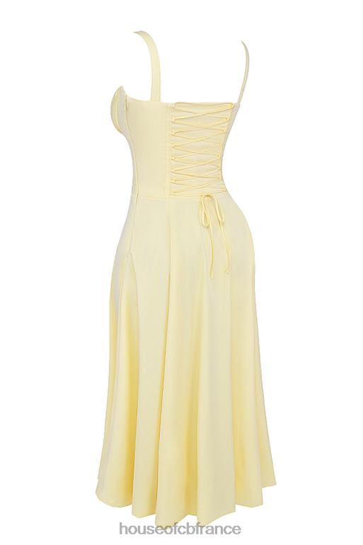 House of CB robe d\'été bustier bouton d\'or Carmen N888H259 vêtements