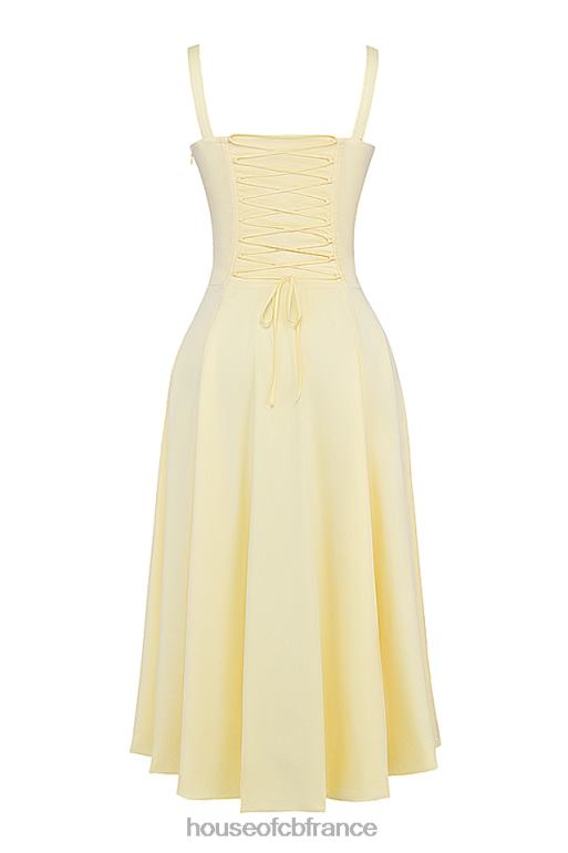 House of CB robe d\'été bustier bouton d\'or Carmen N888H259 vêtements