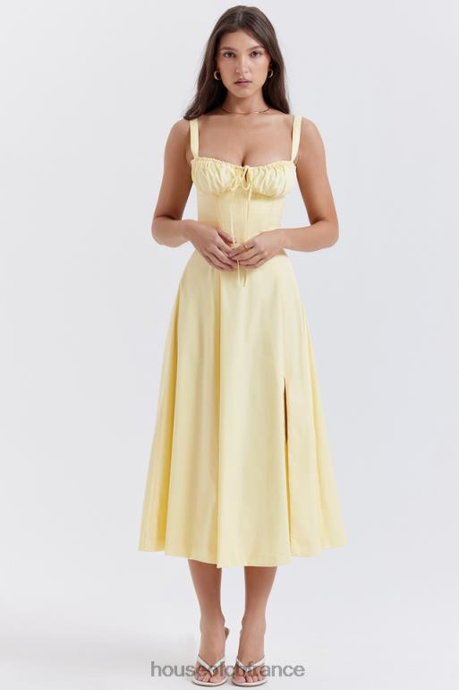 House of CB robe d\'été bustier bouton d\'or Carmen N888H259 vêtements