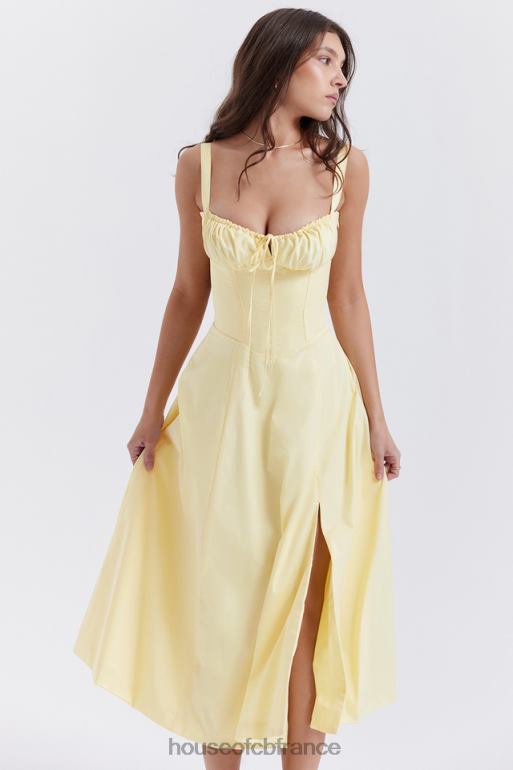 House of CB robe d\'été bustier bouton d\'or Carmen N888H259 vêtements