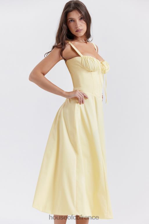 House of CB robe d\'été bustier bouton d\'or Carmen N888H259 vêtements