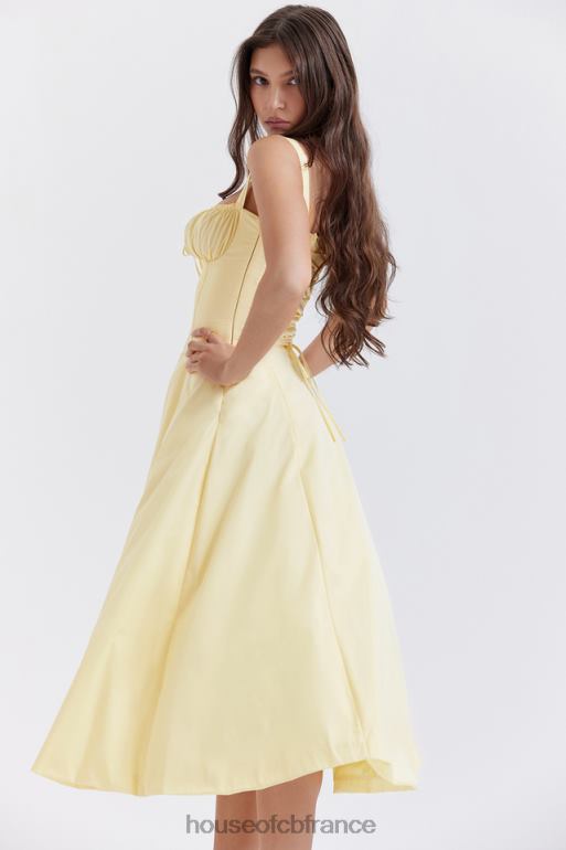 House of CB robe d\'été bustier bouton d\'or Carmen N888H259 vêtements