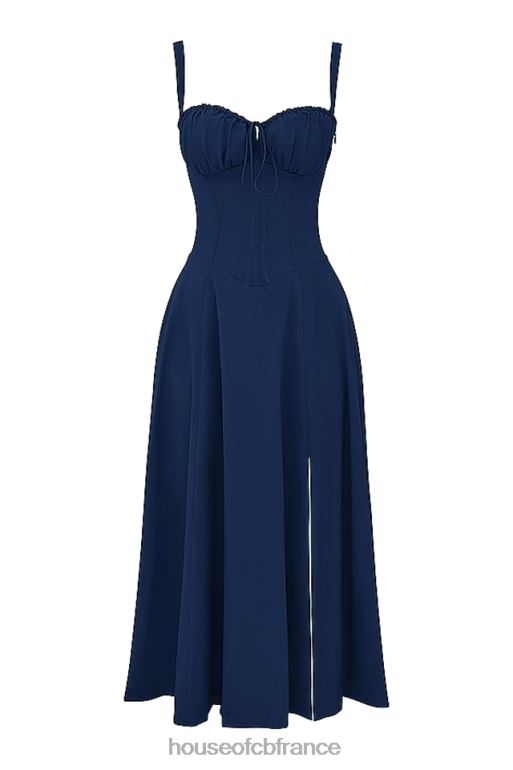 House of CB robe d\'été bustier carmen de la marine française N888H286 vêtements
