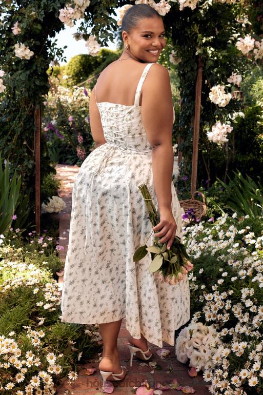 House of CB robe d\'été bustier à imprimé Carmen Garden N888H438 vêtements