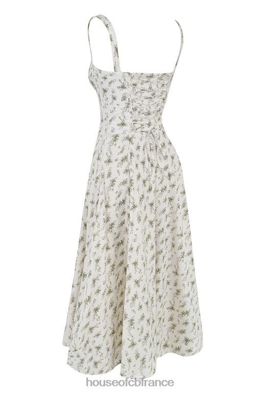 House of CB robe d\'été bustier à imprimé Carmen Garden N888H438 vêtements