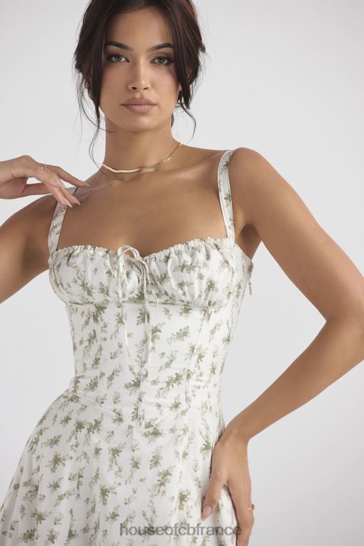 House of CB robe d\'été bustier à imprimé Carmen Garden N888H438 vêtements