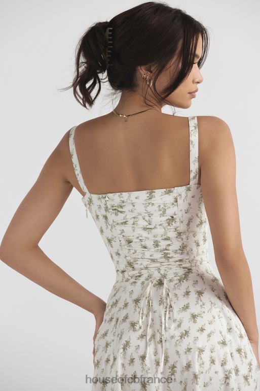 House of CB robe d\'été bustier à imprimé Carmen Garden N888H438 vêtements