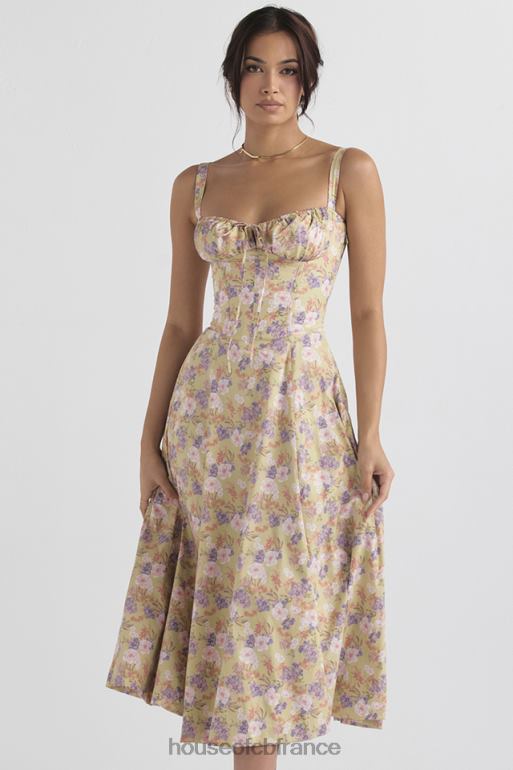House of CB robe d'été bustier à imprimé pivoine Carmen N888H429 vêtements
