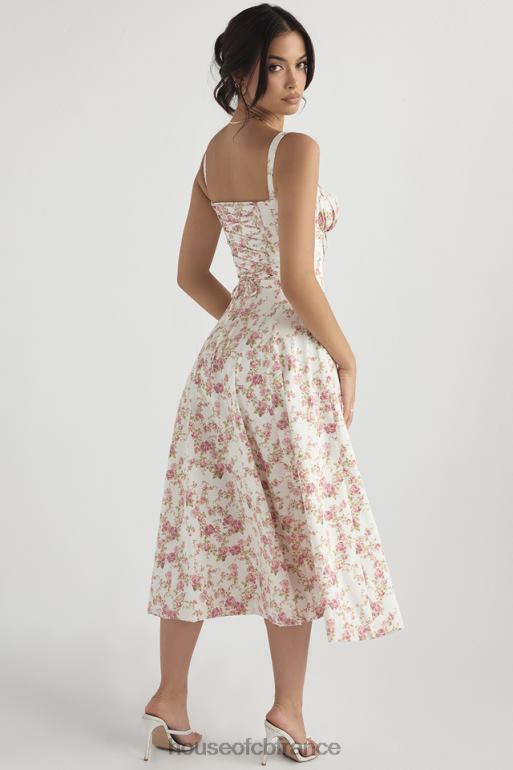 House of CB robe d\'été bustier à imprimé rose Carmen N888H436 vêtements