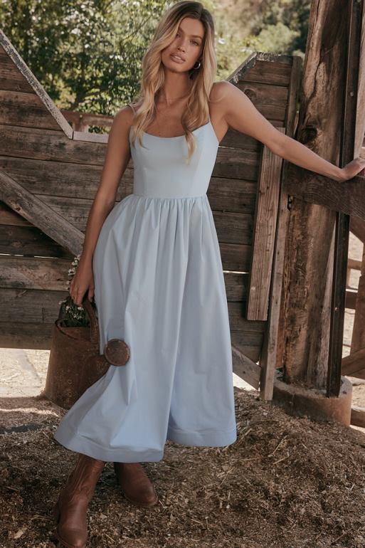 House of CB robe d\'été corset bleu doux lolita N888H212 vêtements