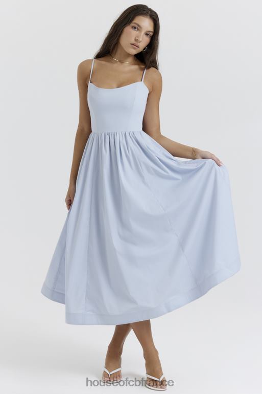 House of CB robe d\'été corset bleu doux lolita N888H212 vêtements