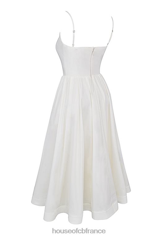 House of CB robe d\'été corset ivoire lolita N888H271 vêtements