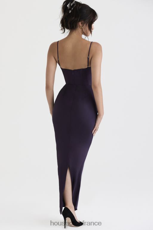 House of CB robe longue corset Charmaine Night Shade N888H380 vêtements