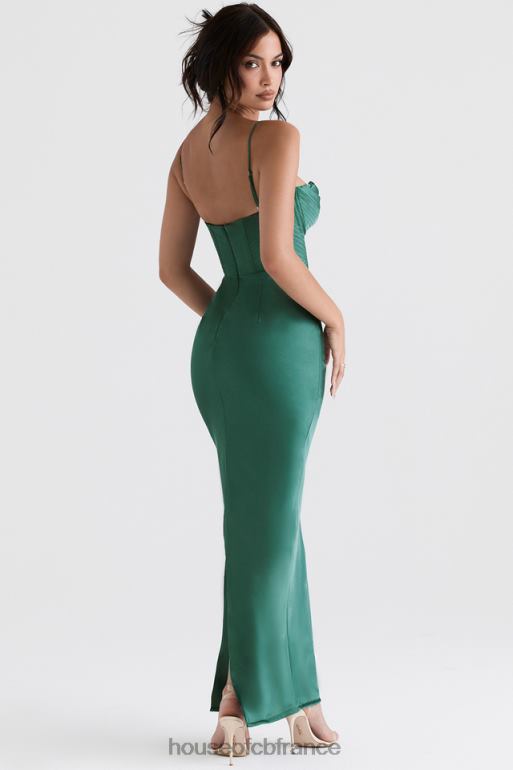 House of CB robe longue corset charmaine forest N888H394 vêtements