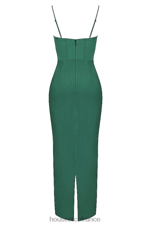 House of CB robe longue corset charmaine forest N888H394 vêtements