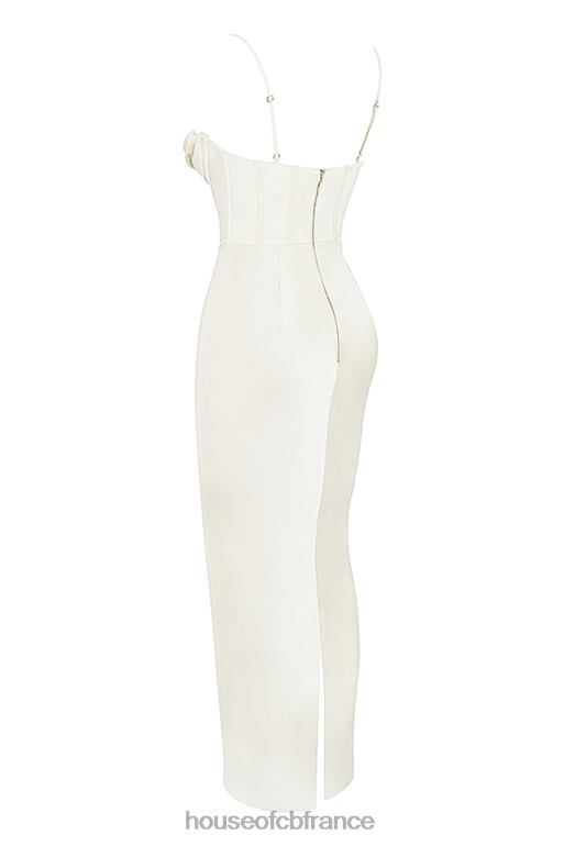 House of CB robe longue corset ivoire charmaine N888H527 vêtements