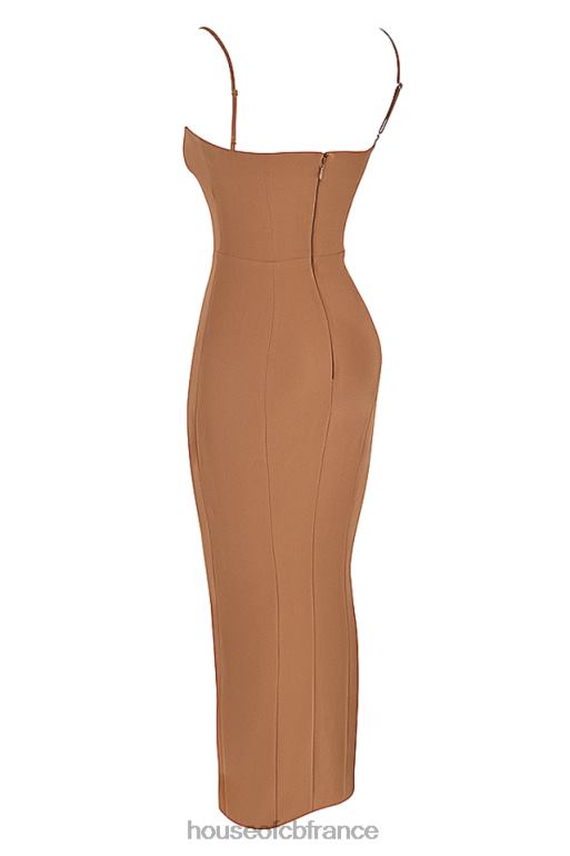 House of CB robe longue corset jaida toast N888H446 vêtements