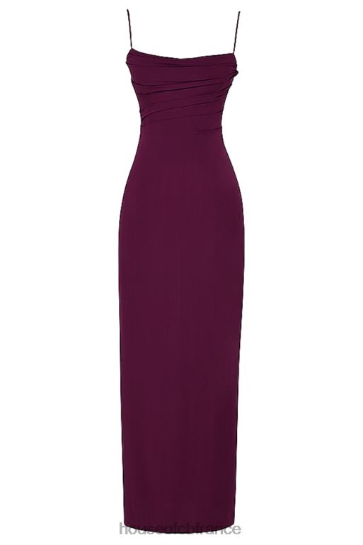 House of CB robe longue corset lani merlot N888H324 vêtements