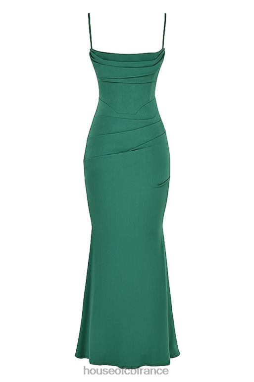 House of CB robe longue corset milena forest N888H389 vêtements