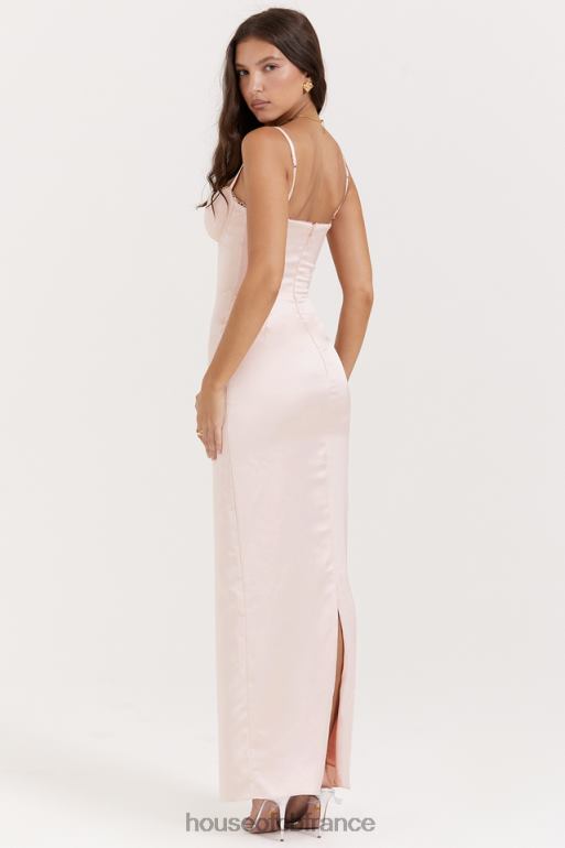 House of CB robe longue corset pêche douce Stefania N888H156 vêtements