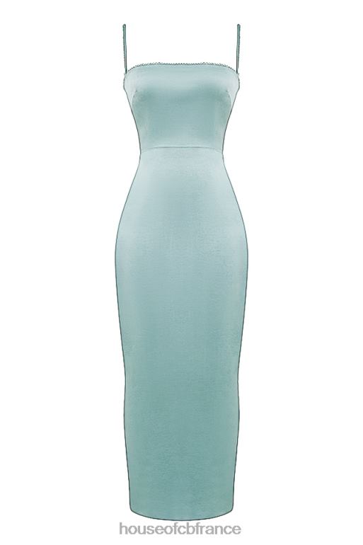House of CB robe longue costanza jade clair N888H254 vêtements