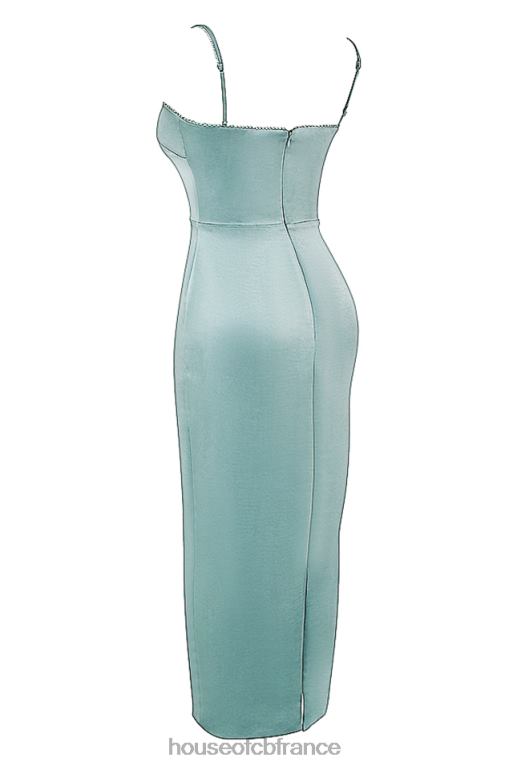 House of CB robe longue costanza jade clair N888H254 vêtements