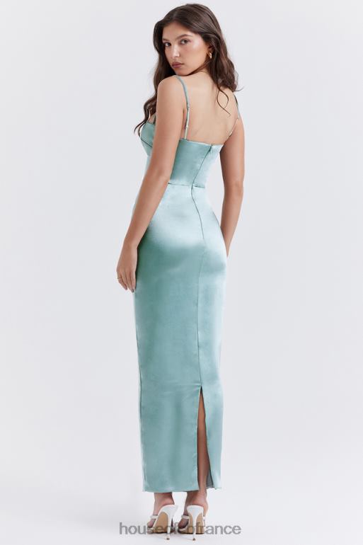 House of CB robe longue costanza jade clair N888H254 vêtements
