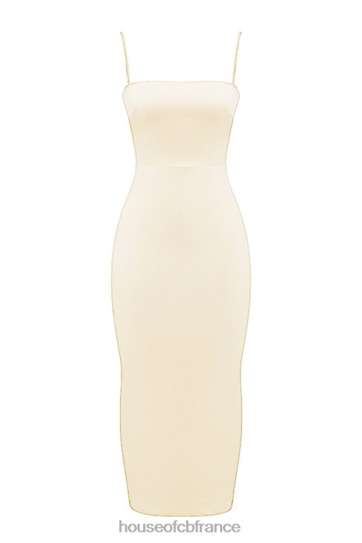 House of CB robe longue crème vintage costanza N888H250 vêtements