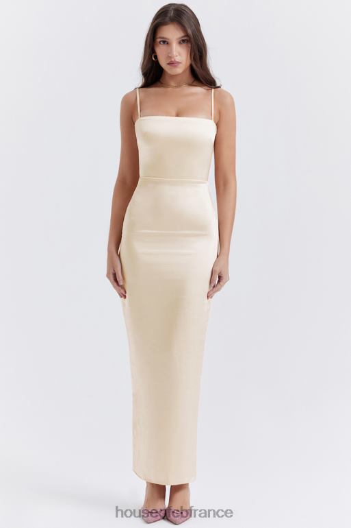House of CB robe longue crème vintage costanza N888H250 vêtements