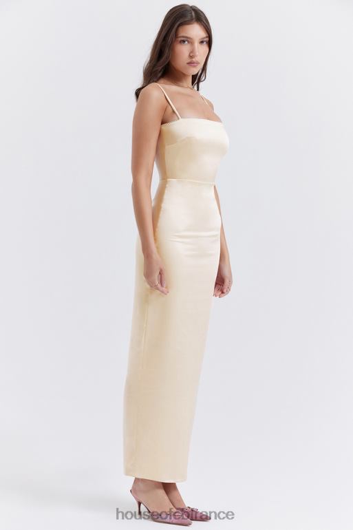 House of CB robe longue crème vintage costanza N888H250 vêtements