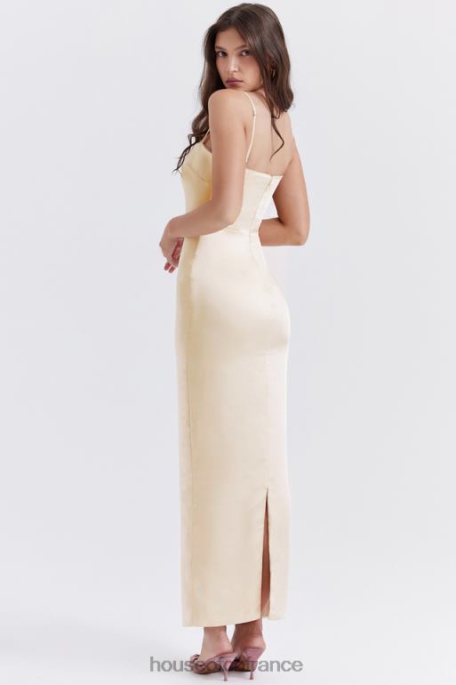 House of CB robe longue crème vintage costanza N888H250 vêtements