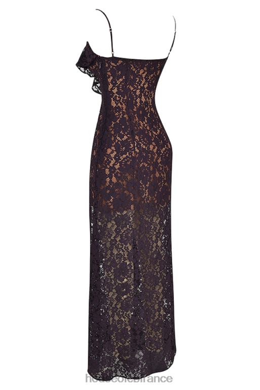 House of CB robe longue en dentelle Malia Night Shade N888H392 vêtements