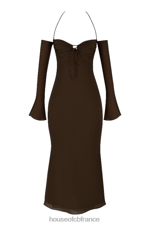 House of CB robe mi-longue dos nu expresso Naomi N888H409 vêtements