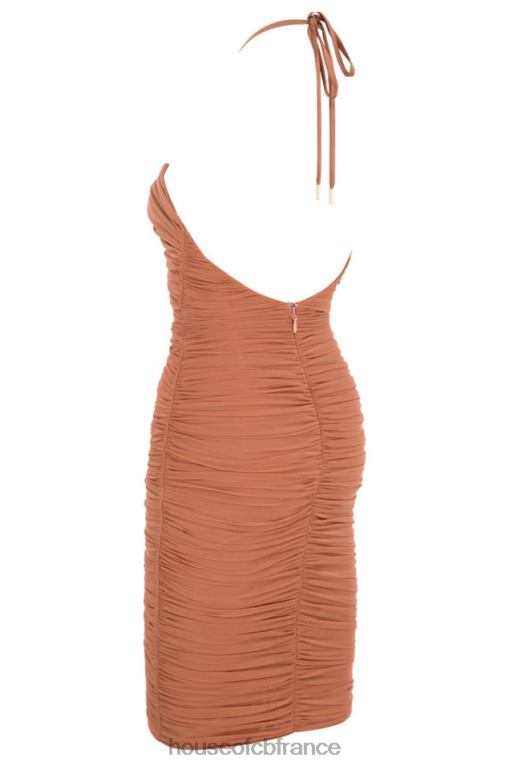 House of CB tiarra amber - robe midi en tulle froncé N888H607 vêtements