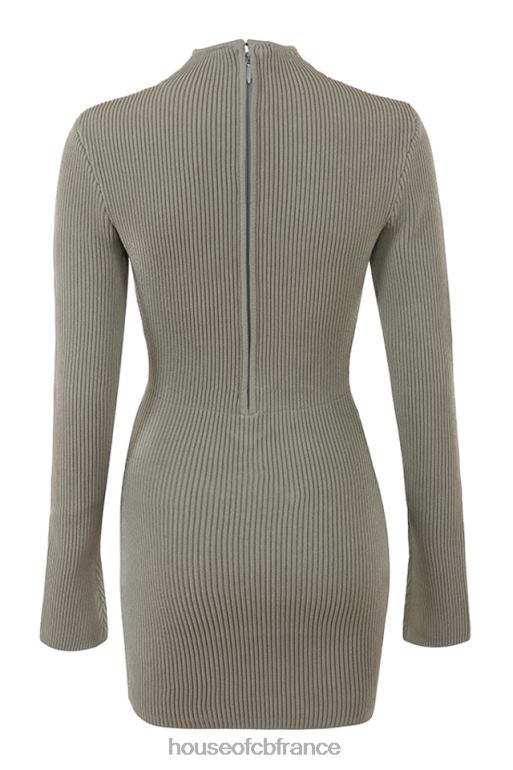 House of CB Jada - Robe à lacets en maille artichaut N888H374 vêtements