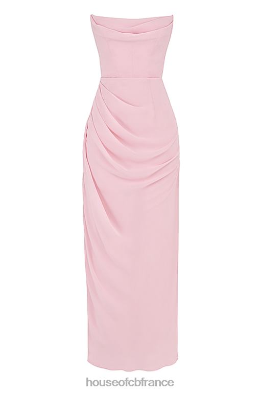 House of CB robe bustier adrienne en quartz rose N888H404 vêtements
