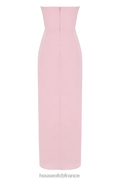 House of CB robe bustier adrienne en quartz rose N888H404 vêtements