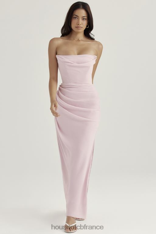 House of CB robe bustier adrienne en quartz rose N888H404 vêtements