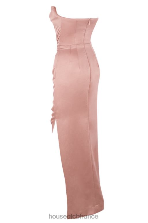 House of CB robe bustier en satin blush adrienne N888H629 vêtements